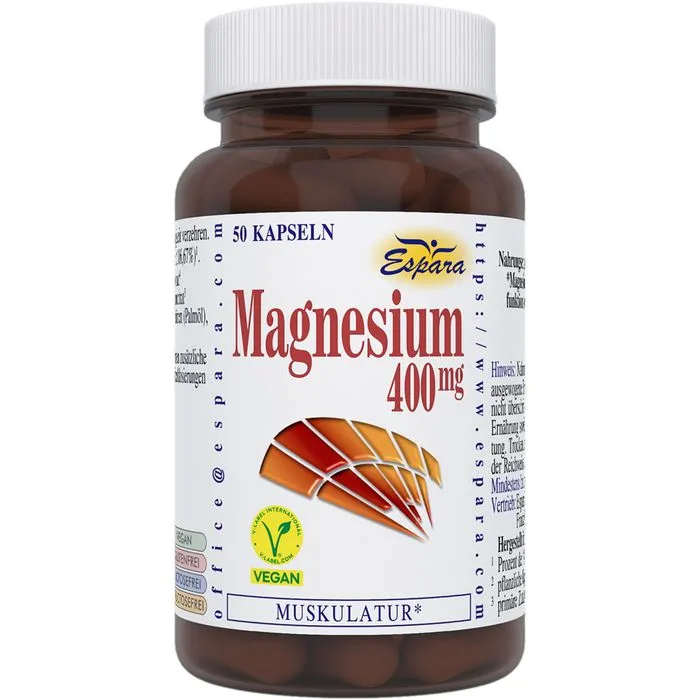 MAGNESIUM 400 Kapseln 50 Stück