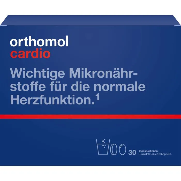 ORTHOMOL Cardio Granulat/Kaps./Tabl.Kombipack. 1 Stück