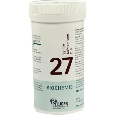 BIOCHEMIE Pflüger 27 Kalium bichromicum D 6 Tabl. 400 St