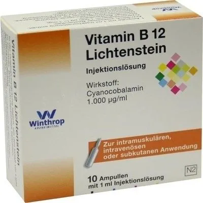 VITAMIN B12 1.000 μg Lichtenstein Ampullen 10X1 ml