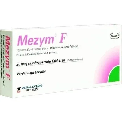 MEZYM F magensaftresistente Tabletten 20 St