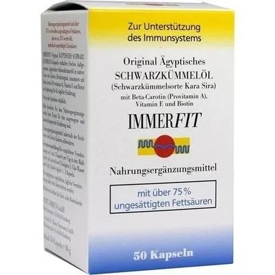 SCHWARZKÜMMELÖL Immerfit Kapseln 50 St