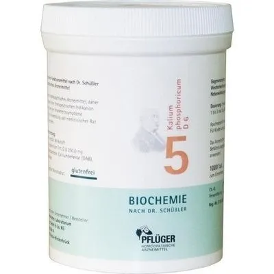 BIOCHEMIE Pflüger 5 Kalium phosphoricum D 6 Tabl. 1000 St