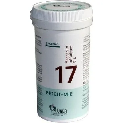 BIOCHEMIE Pflüger 17 Manganum sulfuricum D 6 Tabl. 400 St