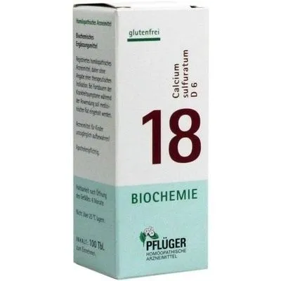 BIOCHEMIE Pflüger 18 Calcium sulfuratum D 6 Tabl. 100 St