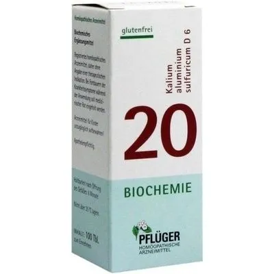 BIOCHEMIE Pflüger 20 Kalium alumin.sulfur.D 6 Tab. 100 St