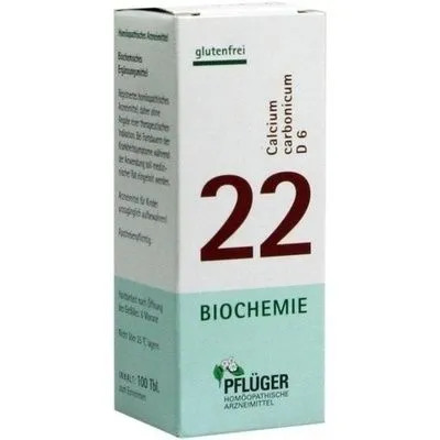 BIOCHEMIE Pflüger 22 Calcium carbonicum D 6 Tabl. 100 St