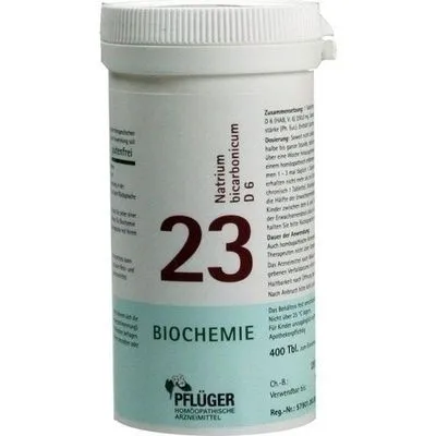 BIOCHEMIE Pflüger 23 Natrium bicarbonicum D 6 Tab. 400 St