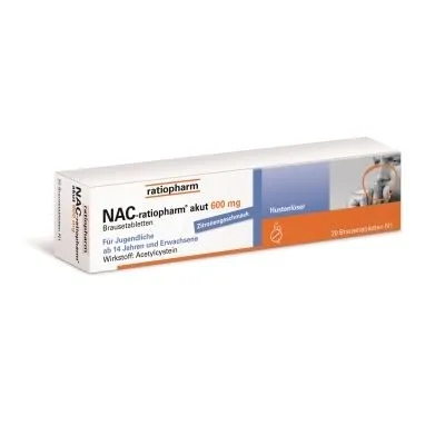 NAC-ratiopharm akut 600 mg Hustenlöser Brausetabl. 20 St