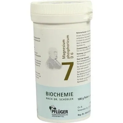 BIOCHEMIE Pflüger 7 Magnesium phosphoricum D 6 Plv 100 g