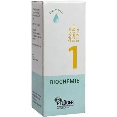 BIOCHEMIE Pflüger 1 Calcium fluoratum D 12 Tropfen 100 ml