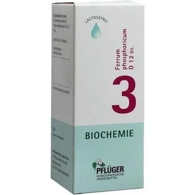 BIOCHEMIE Pflüger 3 Ferrum phosphoricum D 12 Tro. 100 ml