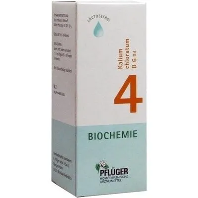BIOCHEMIE Pflüger 4 Kalium chloratum D 6 Tropfen 100 ml