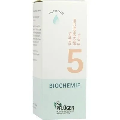 BIOCHEMIE Pflüger 5 Kalium phosphoricum D 6 Tropf. 100 ml