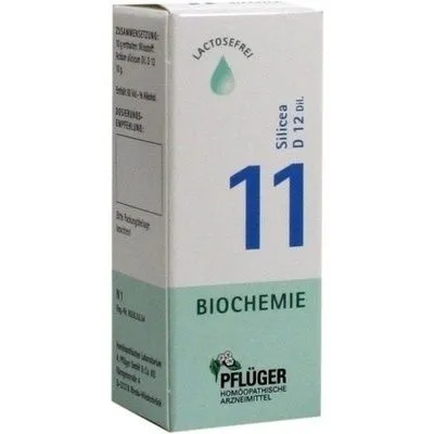 BIOCHEMIE Pflüger 11 Silicea D 12 Tropfen 30 ml