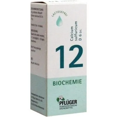 BIOCHEMIE Pflüger 12 Calcium sulfuricum D 6 Tropf. 30 ml