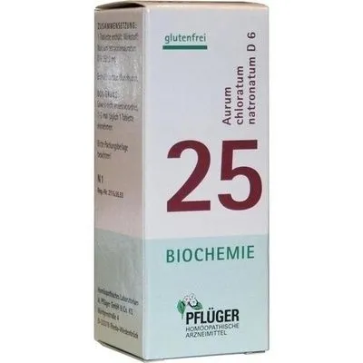 BIOCHEMIE Pflüger 25 Aurum chlorat.natron.D 6 Tab. 100 St