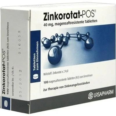 ZINKOROTAT POS magensaftresistente Tabletten 100 St