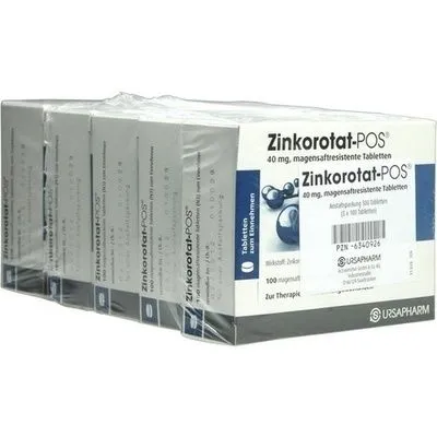 ZINKOROTAT POS magensaftresistente Tabletten 500 St