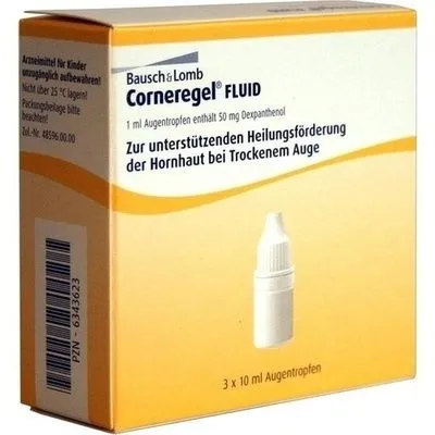 CORNEREGEL Fluid Augentropfen 3X10 ml