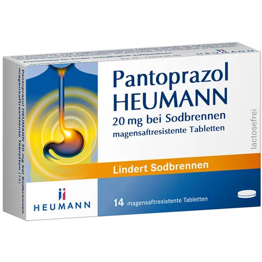 PANTOPRAZOL Heumann 20 mg b.Sodbrennen msr.Tabl. 14 St