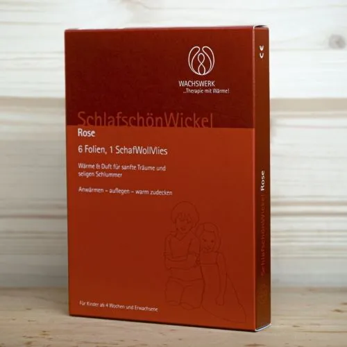 SCHLAFSCHÖN Wickel Rose Wachswerk 6 St