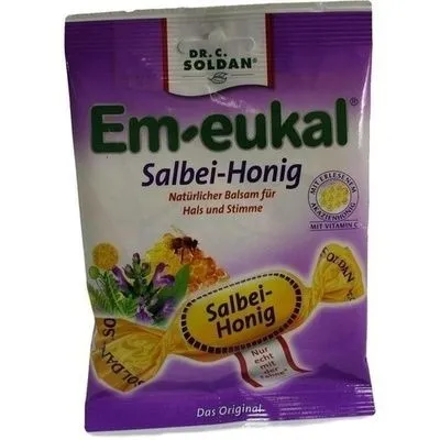 EM-EUKAL Bonbons Salbei Honig zuckerhaltig 75 g