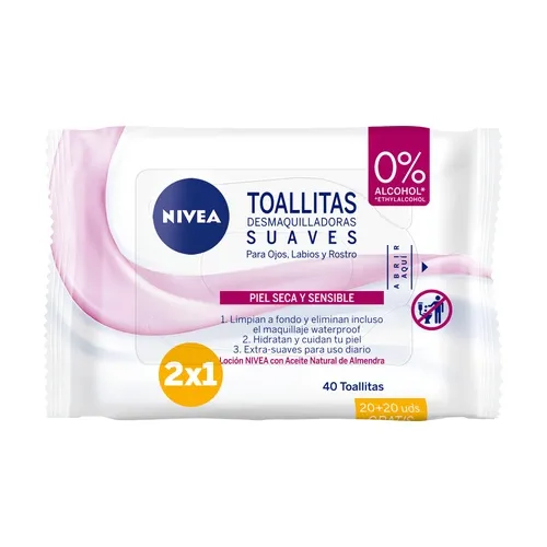 Nivea Sanfte Reinigungstücher für trockene und empfindliche Haut