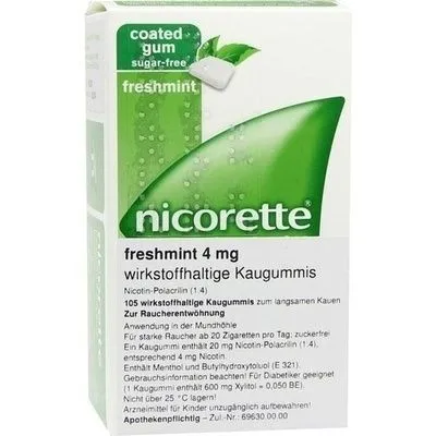 NICORETTE 4 mg freshmint Kaugummi 105 St
