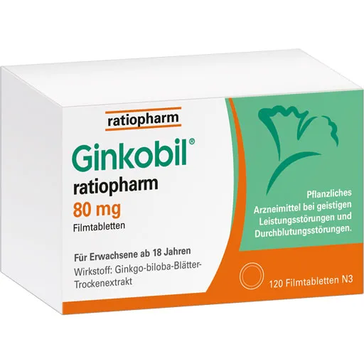 GINKOBIL-ratiopharm 80 mg Filmtabletten 120 St