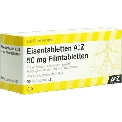 EISENTABLETTEN AbZ 50 mg Filmtabletten 50 St