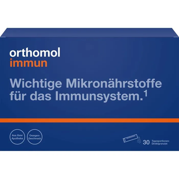 ORTHOMOL Immun Direktgranulat Orange 30 Stück