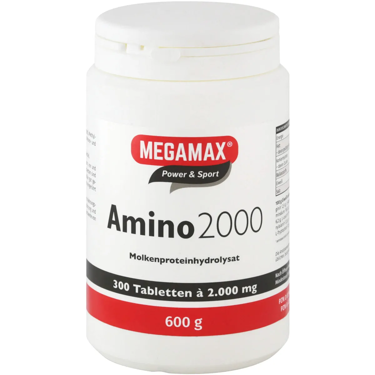 MEGAMAX Power & Sport Amino 2000 Tabletten, 300 St. Tabletten