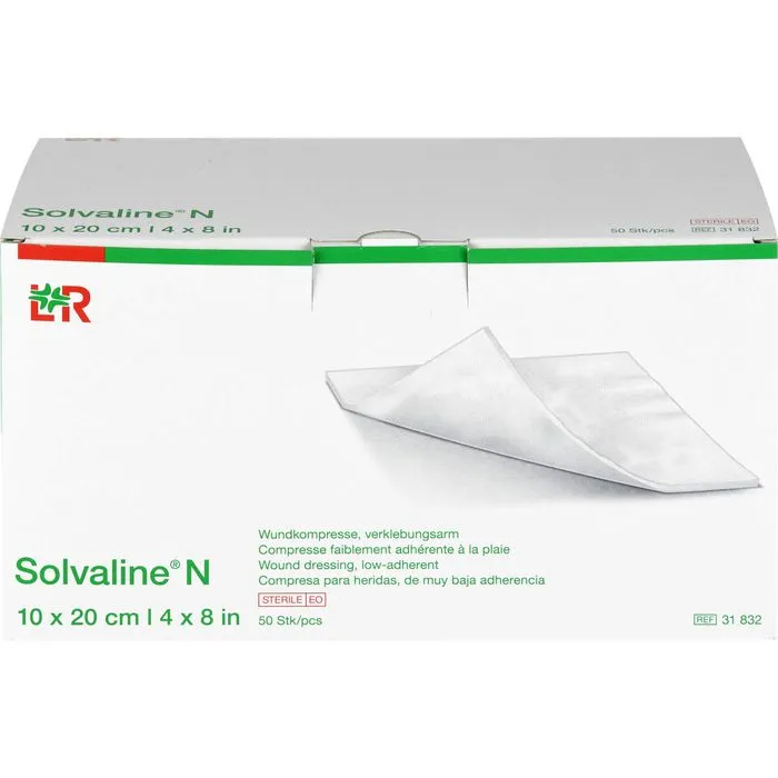 SOLVALINE N Kompressen 10x20 cm steril 50 St