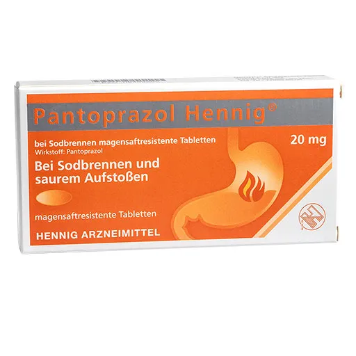 PANTOPRAZOL Hennig b.Sodbrennen 20 mg msr.Tabl. 7 St
