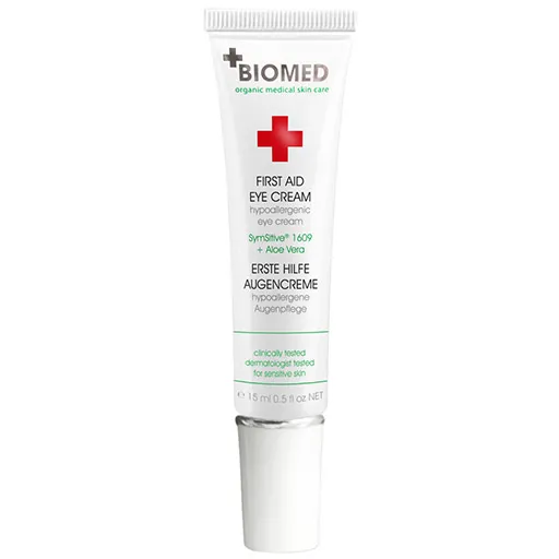 BIOMED Erste Hilfe hypoallergene Augenpflege Creme 15 ml