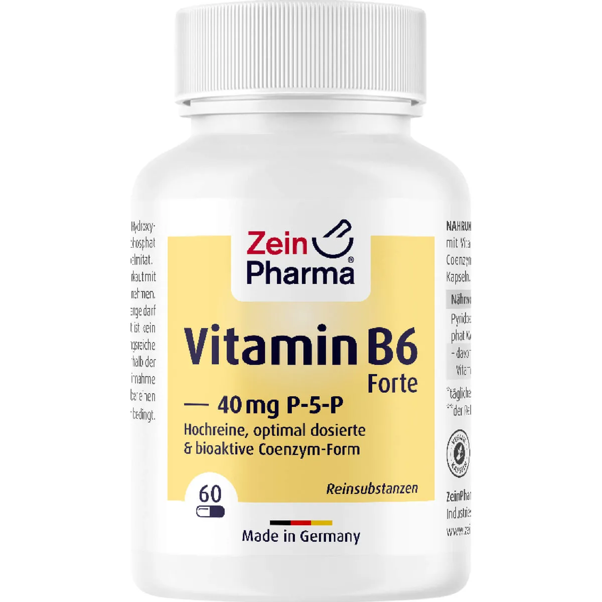 ZeinPharma Vitamin B6 Forte Kapseln, 60 St. Kapseln