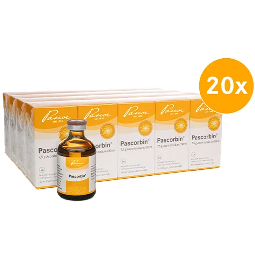PASCORBIN Injektionslösung Injektionsflasche 20X50 ml