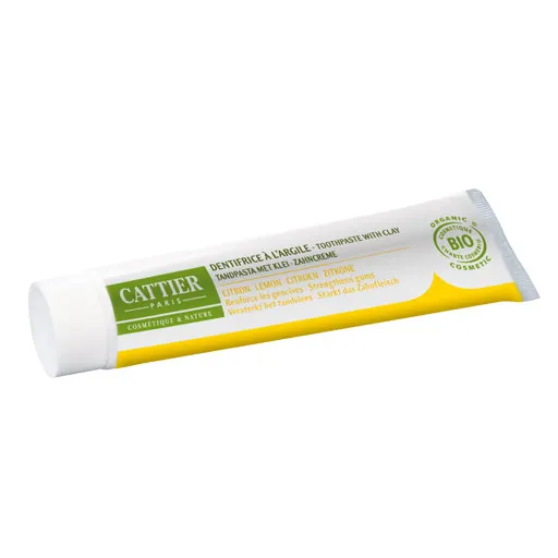 CATTIER Zahncreme mit Heilerde Zitrone 75 ml