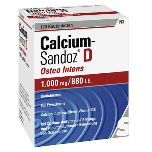 CALCIUM SANDOZ D Osteo intens Kautabletten 120 St