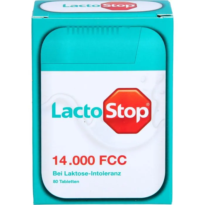 LACTOSTOP 14.000 FCC Tabletten Spender 80 Stück