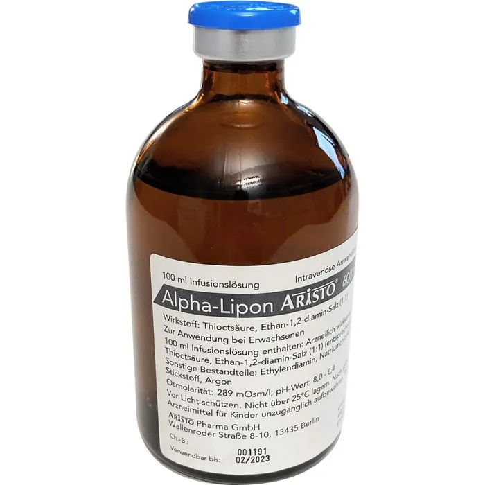ALPHA LIPON Aristo 600 mg Infusionslösung 5X100 ml