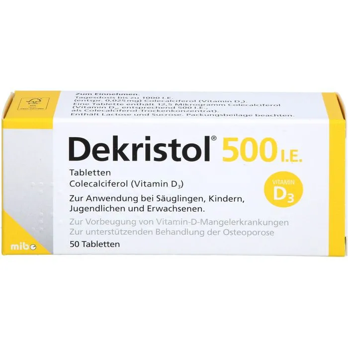DEKRISTOL 500 I.E. Tabletten 50 St