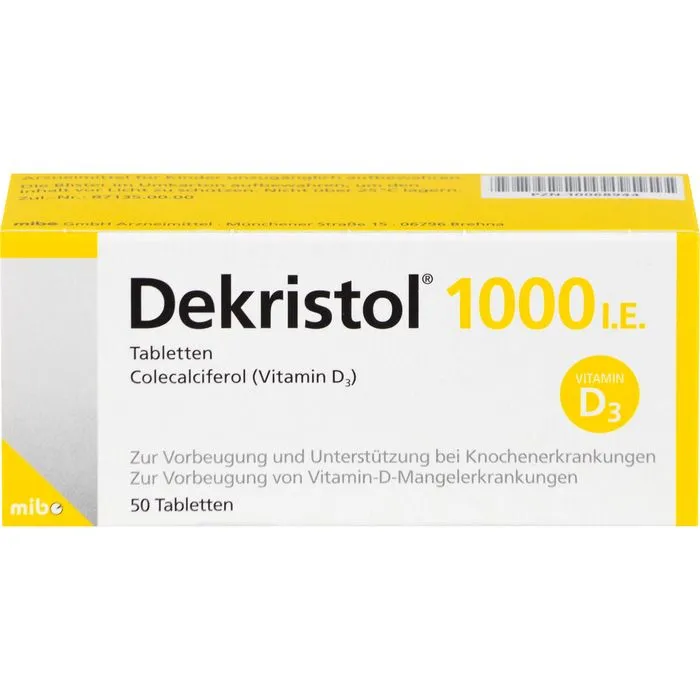 DEKRISTOL 1.000 I.E. Tabletten 50 St