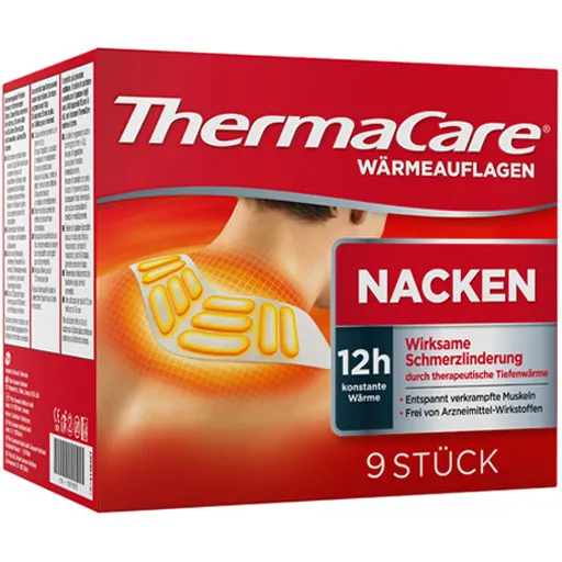 THERMACARE Nacken/Schulter Auflagen z.Schmerzlind. 9 St