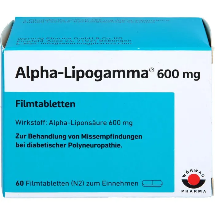 ALPHA-LIPOGAMMA 600 mg Filmtabletten 60 St