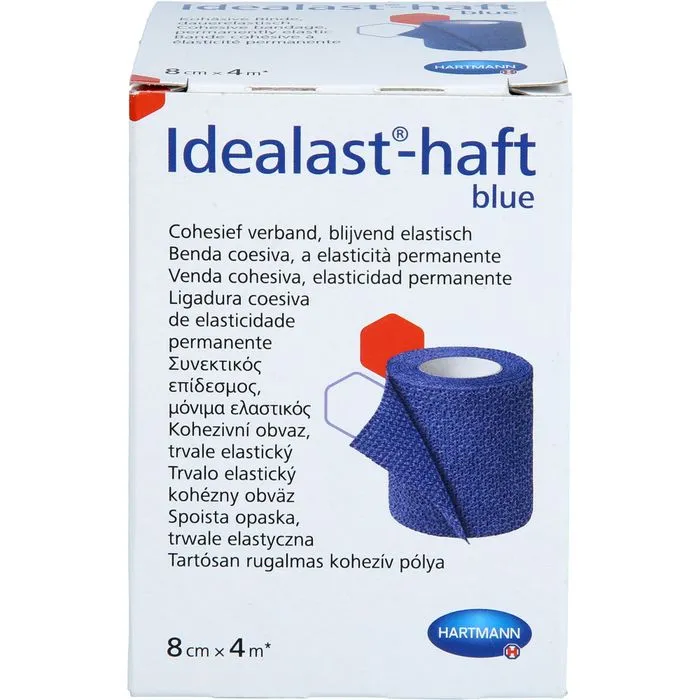 IDEALAST-haft color Binde 8 cmx4 m blau 1 St