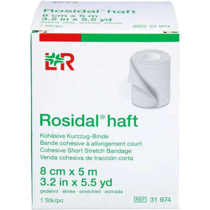 ROSIDAL haft Kompressionsbinde 8 cmx5 m 1 St
