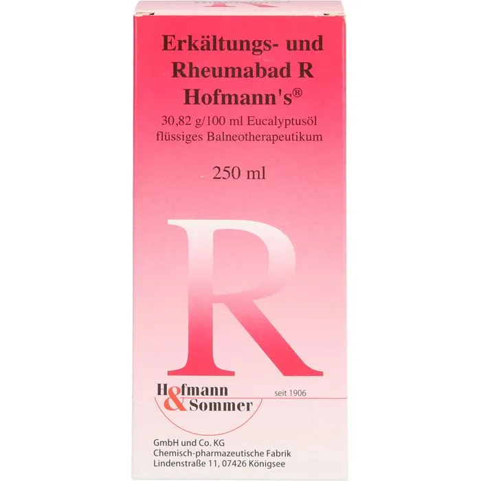 ERKÄLTUNGS- UND Rheumabad R Hofmann's 250 ml