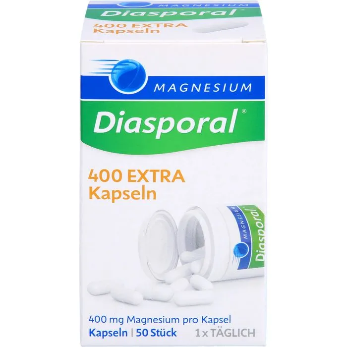 MAGNESIUM DIASPORAL 400 Extra Kapseln 50 Stück